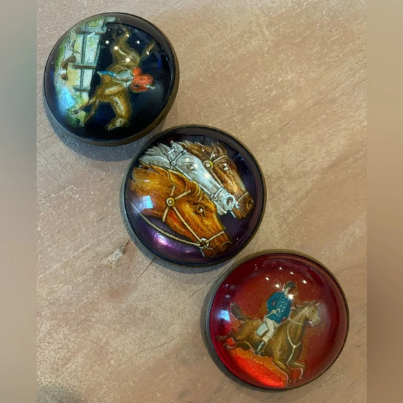 Horse Riding Decorative Magnet Set - Picture 3 of 4